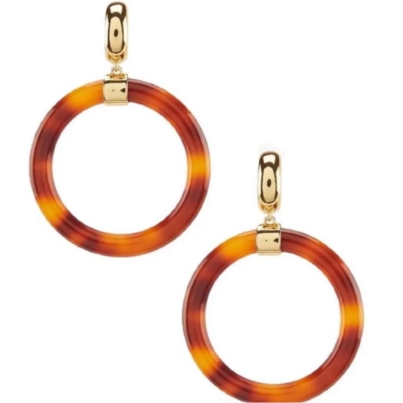 FREE w/purchase Kate Spade Botanical Garden Tortoiseshell Resin
Hoop Earrings - Picture 9 of 15